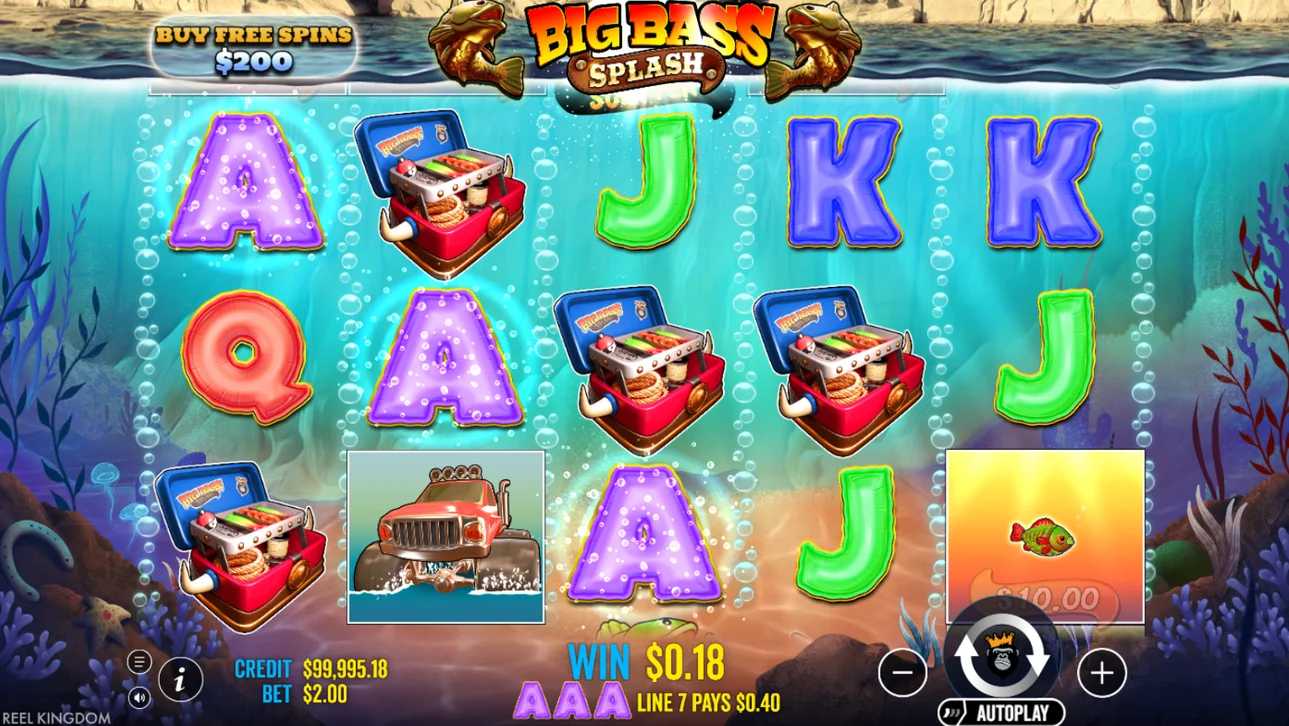 Big Bass Splash artwork