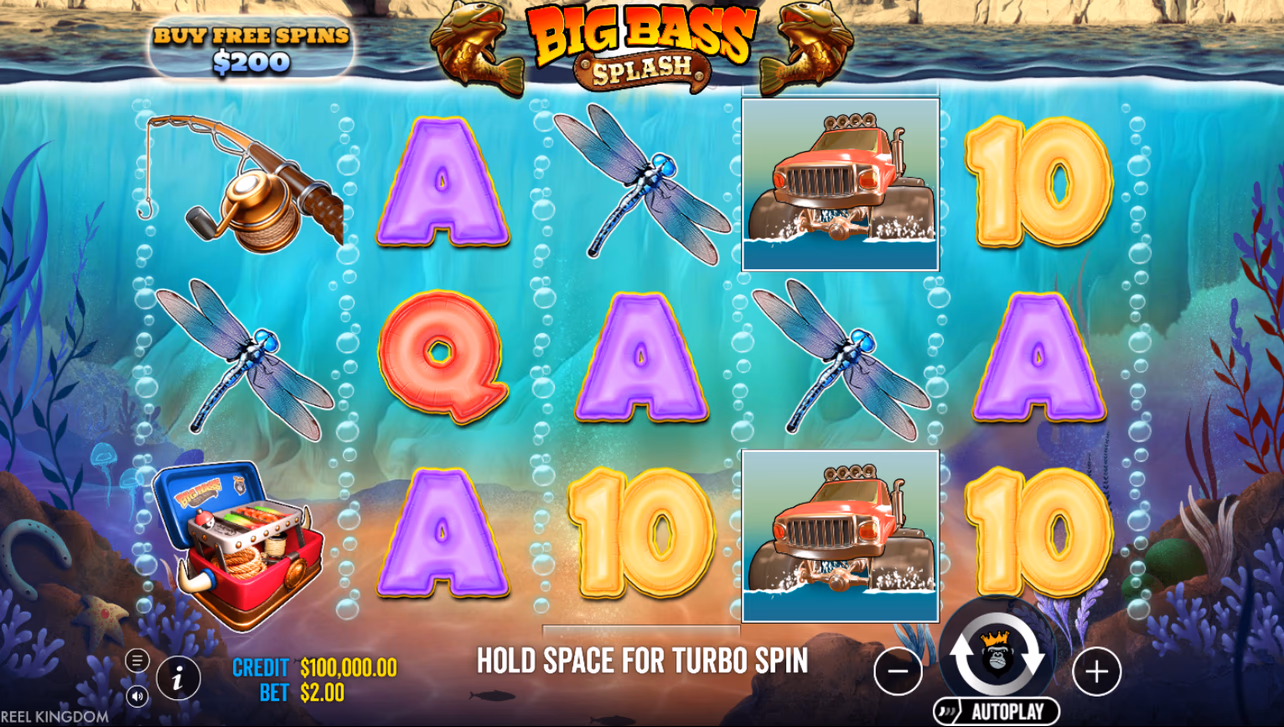 Big Bass Splash artwork
